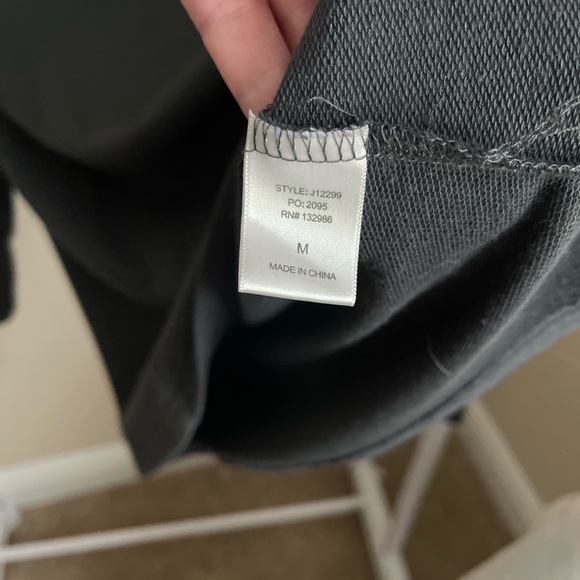 Mittoshop  M (fits as L/XL) oversized lightweight gray sweater w/ button detail - Picture 4 of 9